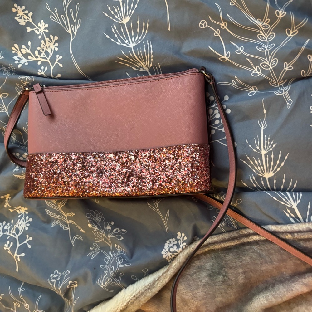 Kate Spade Pink Glitter Mini Bag